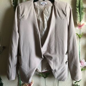 Cream Tailored Blazer